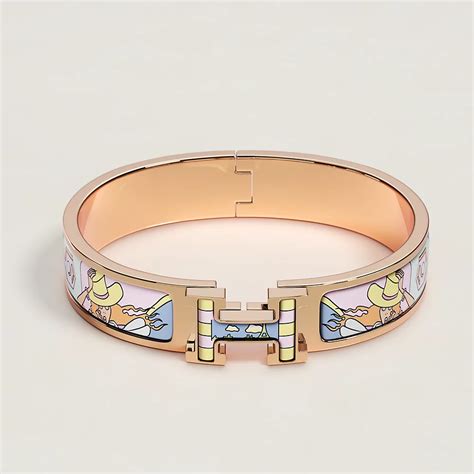 bracciale smalto hermes|Bracciale Clic H .